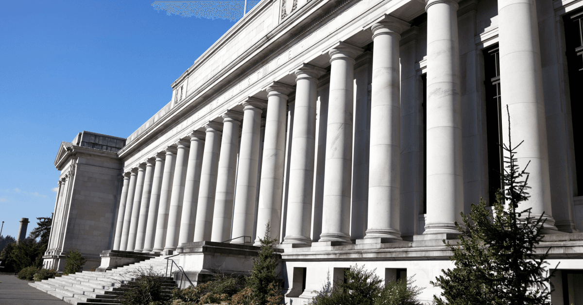 washington state court and government building